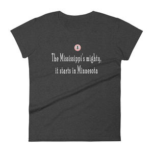 The Mississippi's mighty, it starts in Minnesota